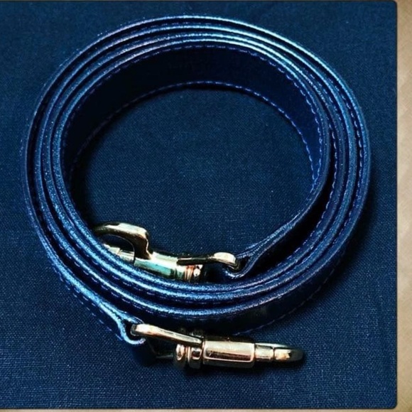 Gucci Dark Blue Satchel with Gold Accents - Picture 3 of 10